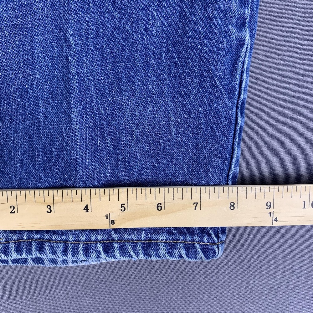 VTG Levis 40559 Jeans Mens 38x30 (Fits 36x29) Blue Straight Denim Orange Tab 80s - Picture 15 of 16